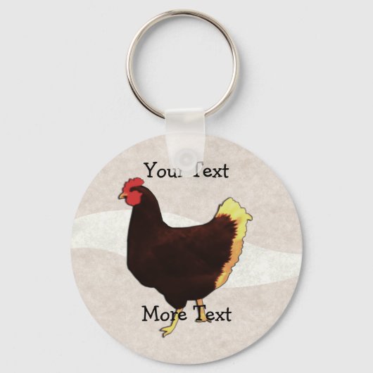 チキンキーチェーン キーホルダー (正面)