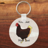 チキンキーチェーン キーホルダー (正面)