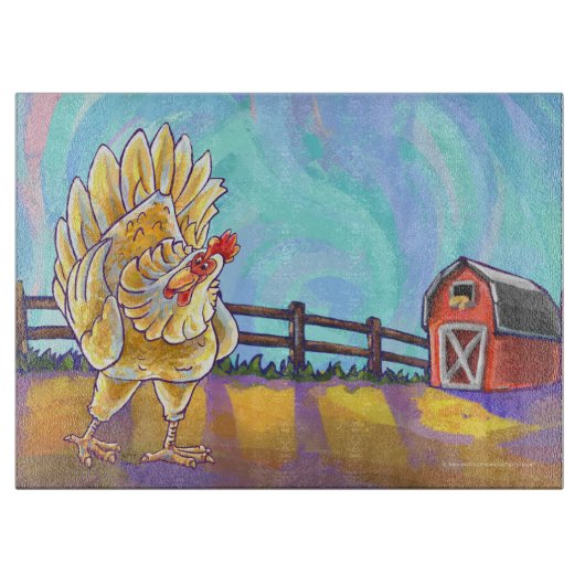 チキンギフト&アクセサリー カッティングボード (正面)