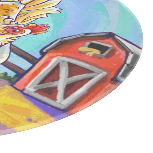 チキンギフト&アクセサリー カッティングボード (角)