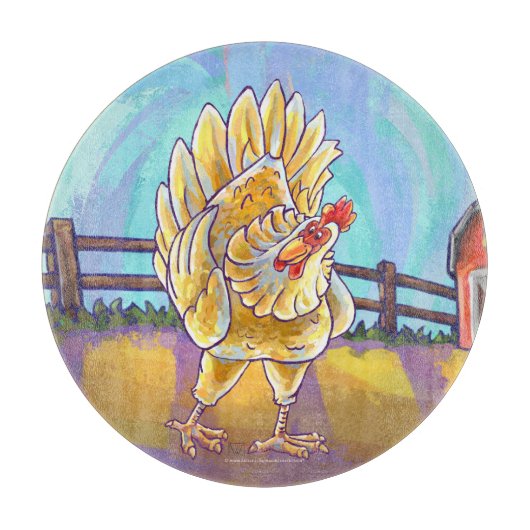 チキンギフト&アクセサリー カッティングボード (正面)