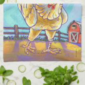 チキンギフト&アクセサリー キッチンタオル (折り畳み)