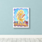 チキンギフト&アクセサリー キャンバスプリント (インサイチュ (ウッドフロア))