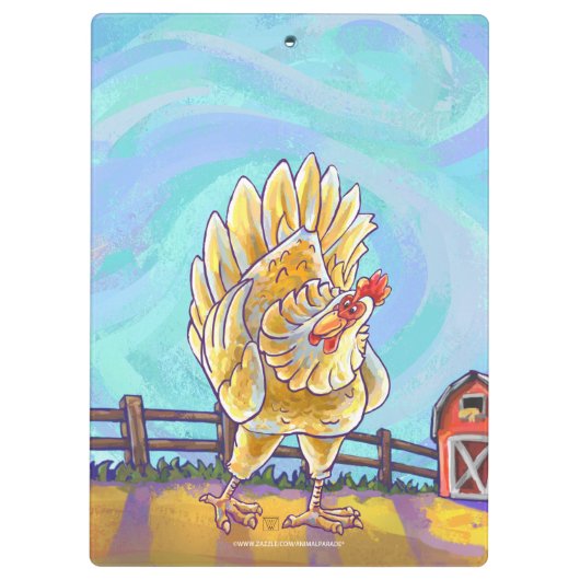 チキンギフト&アクセサリー クリップボード (裏面)