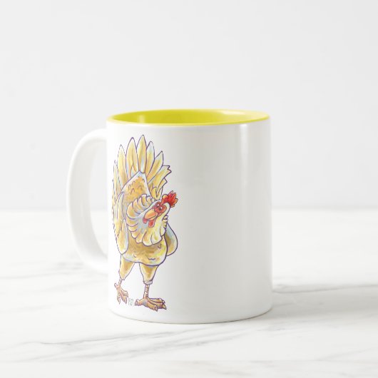 チキンギフト&アクセサリー ツートーンマグカップ (正面左)