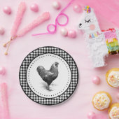 チキンギンガム ペーパープレート (パーティー)