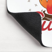 チキンクイーンウィメンズレディースヘンファーム農家 マウスパッド (コーナー)