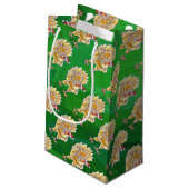チキンクリスマスオングリーン スモールペーパーバッグ (裏面アングル)