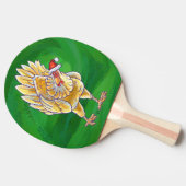 チキンクリスマスオングリーン 卓球ラケット (横)