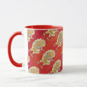 チキンクリスマスオンレッド マグカップ (左)