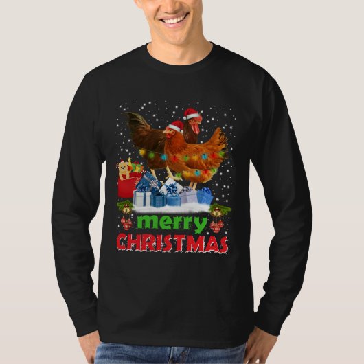 チキンクリスマスチキンクリスマスC Tシャツ (正面)