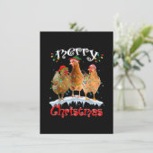 チキンクリスマスライトメリークリスマスチキン 招待状 (スタンド正面)