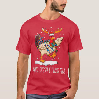 チキンクリスマスライト私は素晴らしすべてCh素晴らし Tシャツ