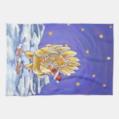 チキンクリスマス キッチンタオル (横)