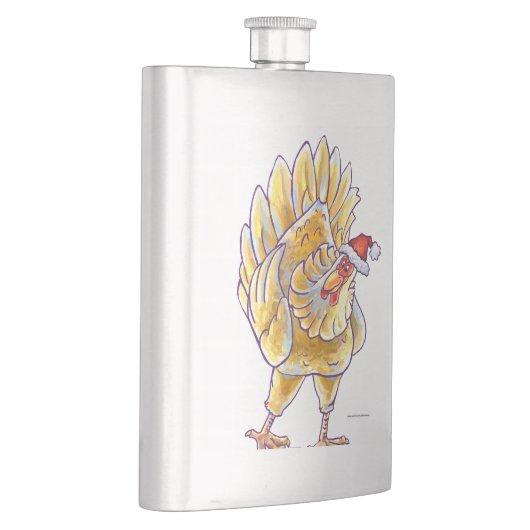 チキンクリスマス フラスク (右)