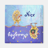 チキンクリスマス マグネット (正面)