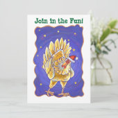 チキンクリスマス 招待状 (スタンド正面)