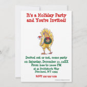 チキンクリスマス 招待状 (裏面)