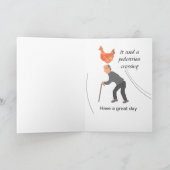 チキンクロスロード誕生日カード カード (内部)