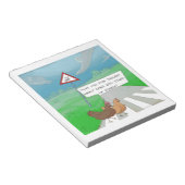 チキンクロッシングロードおもしろい漫画 ノートパッド (アングル)