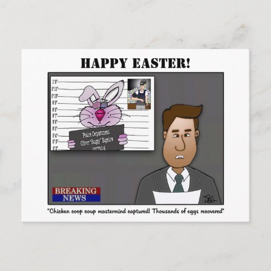 チキンクープクーデター復活祭はがき シーズンポストカード (正面)