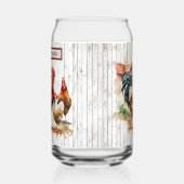 チキンクール愛好家ファームの名前を追加 ガラス缶 (左)