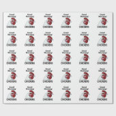 チキングッドモーニングチおもしろいキン ラッピングペーパー (フラット)