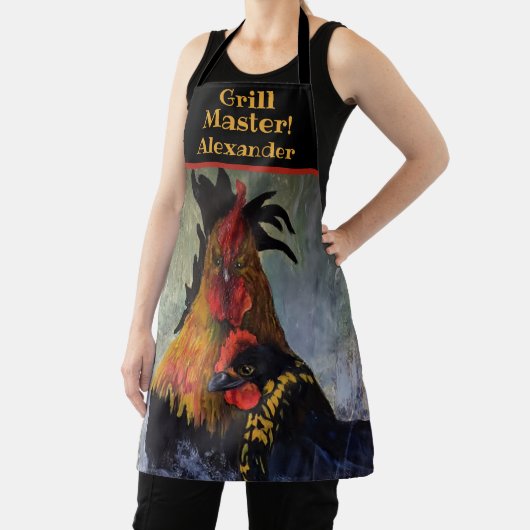 チキングリルマスターパーソナライズされた エプロン (インサイチュ)