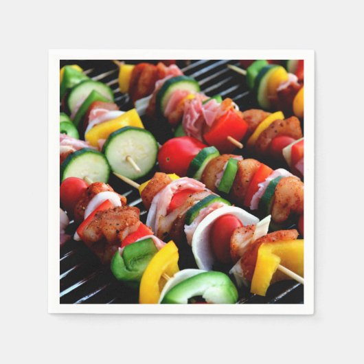 チキンケバブ スタンダードカクテルナプキン (正面)