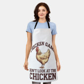 チキンゲームはチキンを見ていない エプロン (着用した状態)