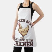 チキンゲームはチキンを見ていない エプロン (インサイチュ)