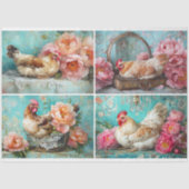 チキンコラージュの切り離 薄葉紙 (正面)