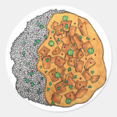 チキンコルマコルマインディアンフードキュイジーヌ料理 ラウンドシール (正面)