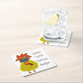 チキンコースター スクエアペーパーコースター (インサイチュ)