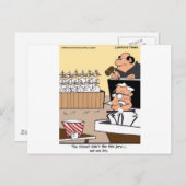 チキンコースロームおもしろいドラマギフト&ティー ポストカード (正面/裏面)