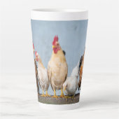 チキンコーヒーカップ カフェラテマグ (正面)