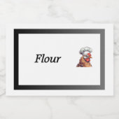 チキンシェフ食品容器キャニスターラベル フードラベル (シングルラベル)