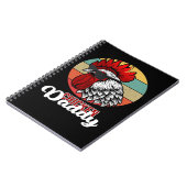 チキンシックメンズヴィンテージチキンダディレトロファー ノートブック (左側)