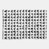 チキンシルエット キッチンタオル (横)