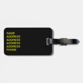 チキンシン！ ラゲッジタグ (裏面横)