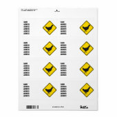 チキンシン！ ラベル (フルシート)