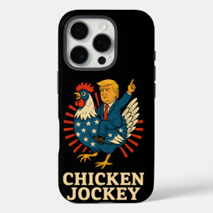 チキンジョッキートランプおもしろいミーム iPhone 16 PROケース