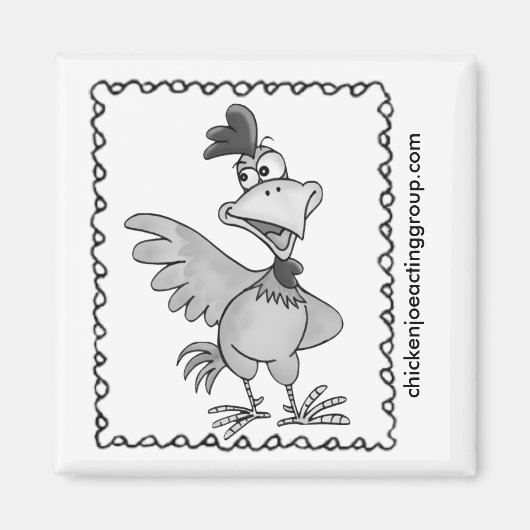 チキンジョー枠磁石 マグネット (正面)