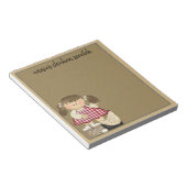 チキンスクラッチ初期のノートパッドテンプレート ノートパッド (アングル)