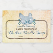 チキンススーカセロールホームキャニングラベル フードラベル (シングルラベル)