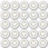 チキンステッカー シール (正面)