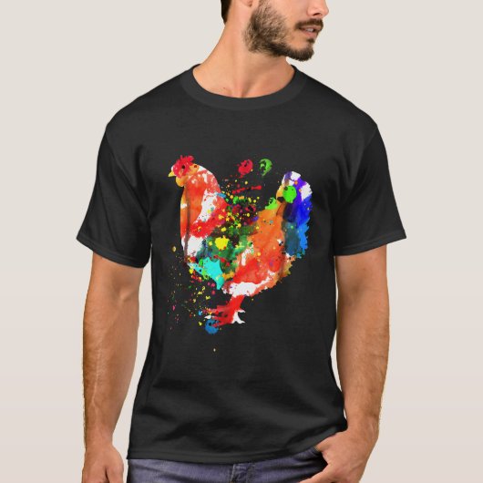 チキンスプラッシュラブロースターティー Tシャツ (正面)