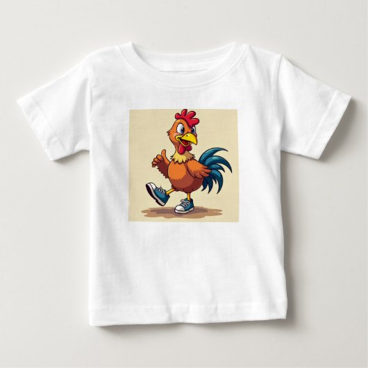 チキンスポーツの ベビーTシャツ (正面)