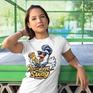 チキンスワッグロゴ Tシャツ