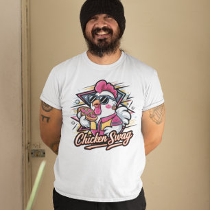 チキンスワッグ:ピザキング Tシャツ